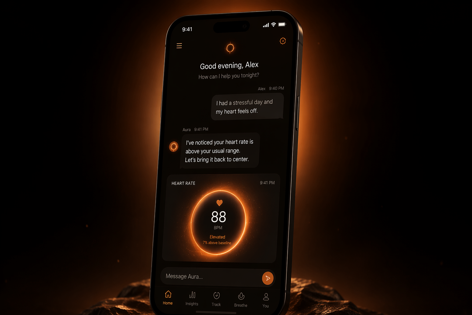 Pulse — AI companion, 4.8★ on launch.